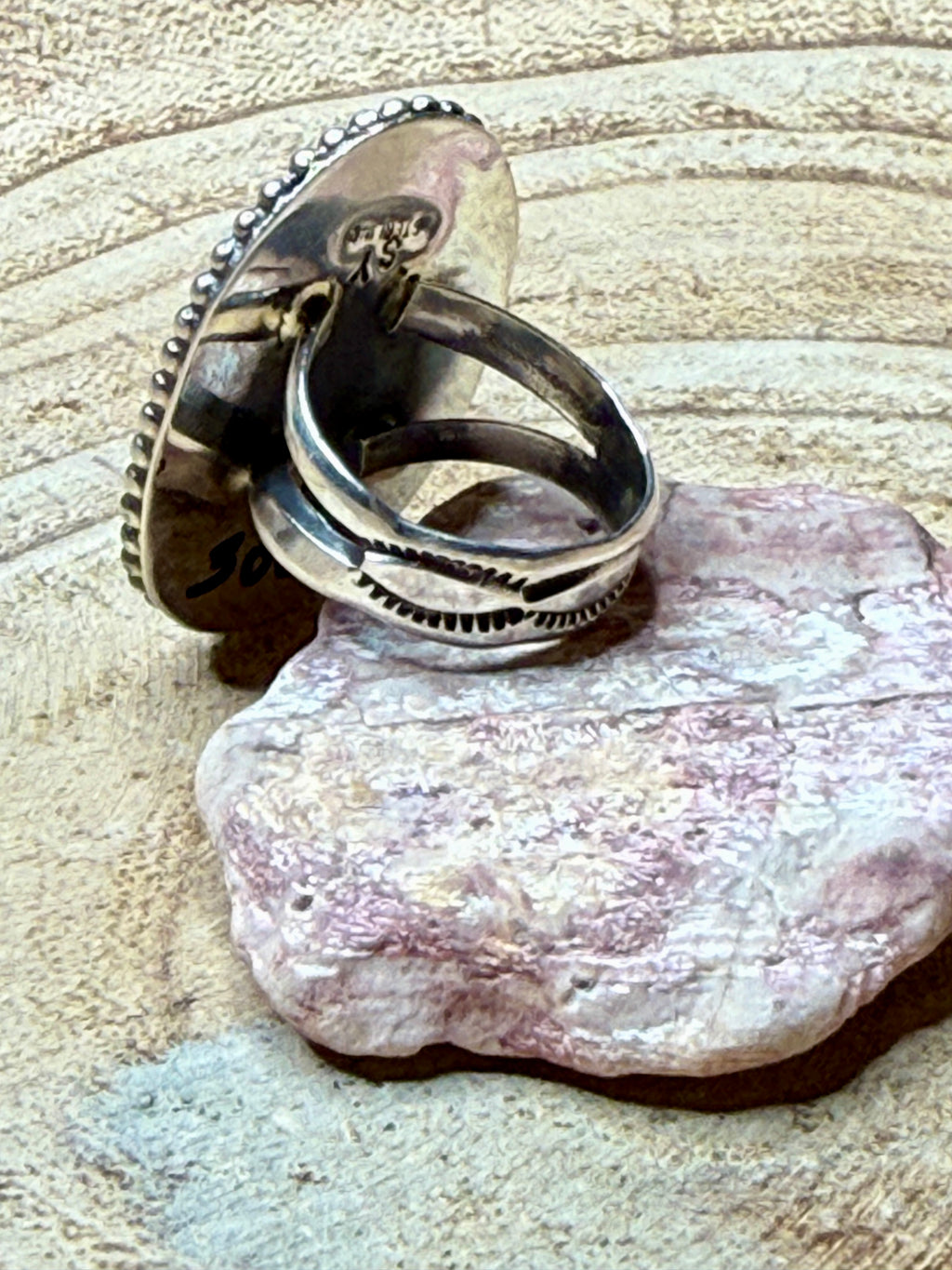 Mine 8 ring by Stanford Yazzie -Size 8