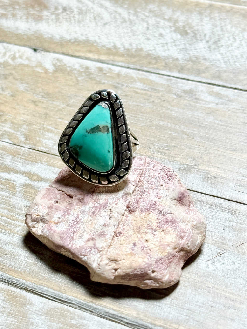 Thunder Mountain Turquoise Rings by Mike Smith