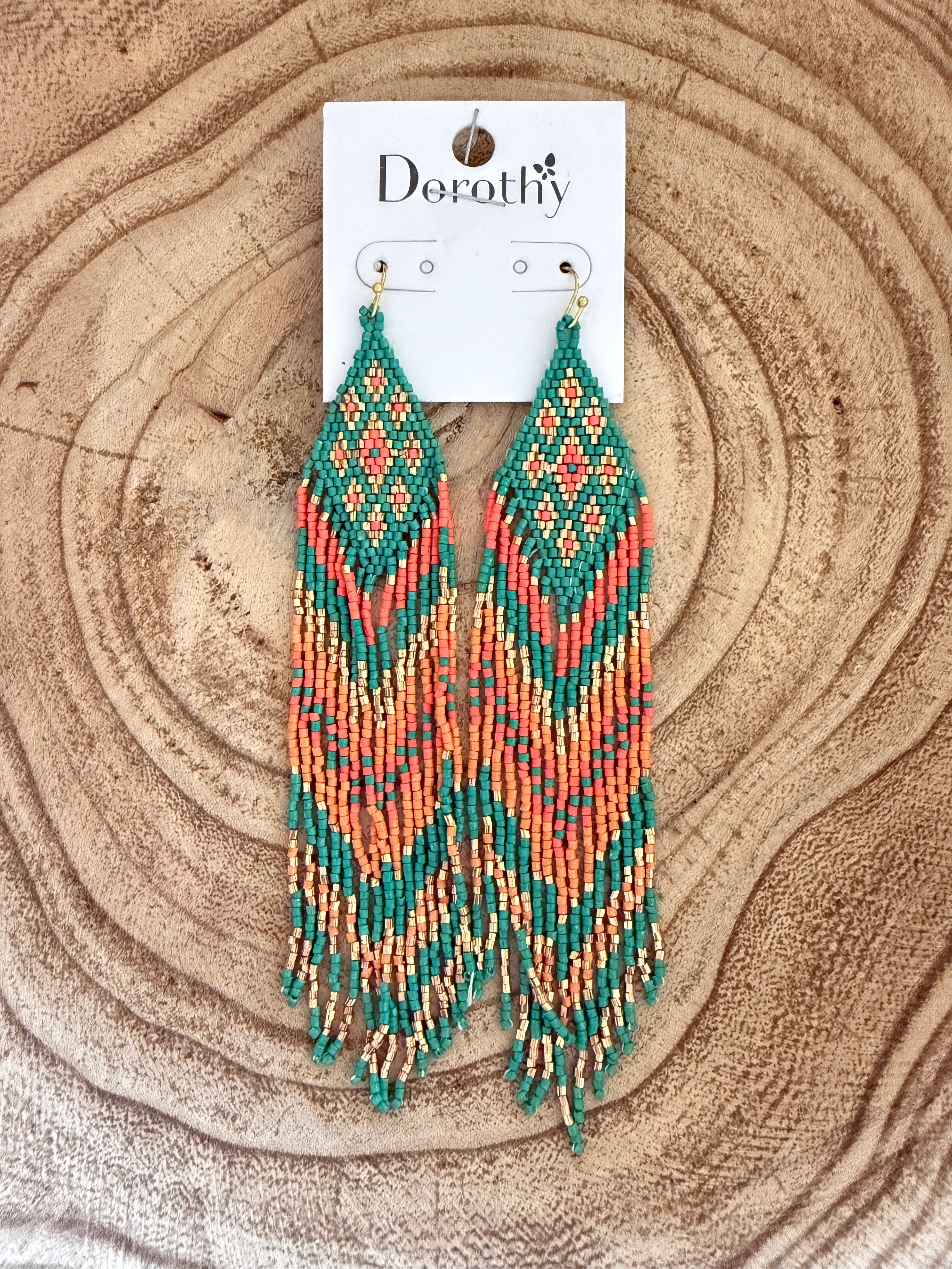 Beaded Dangle Earrings