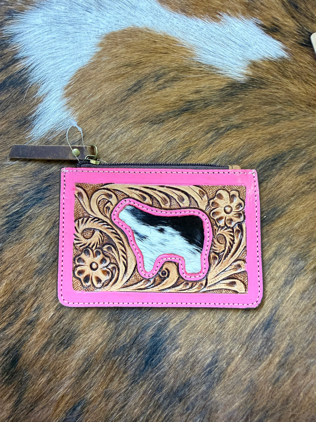 Leather and cowhide Coin Purse
