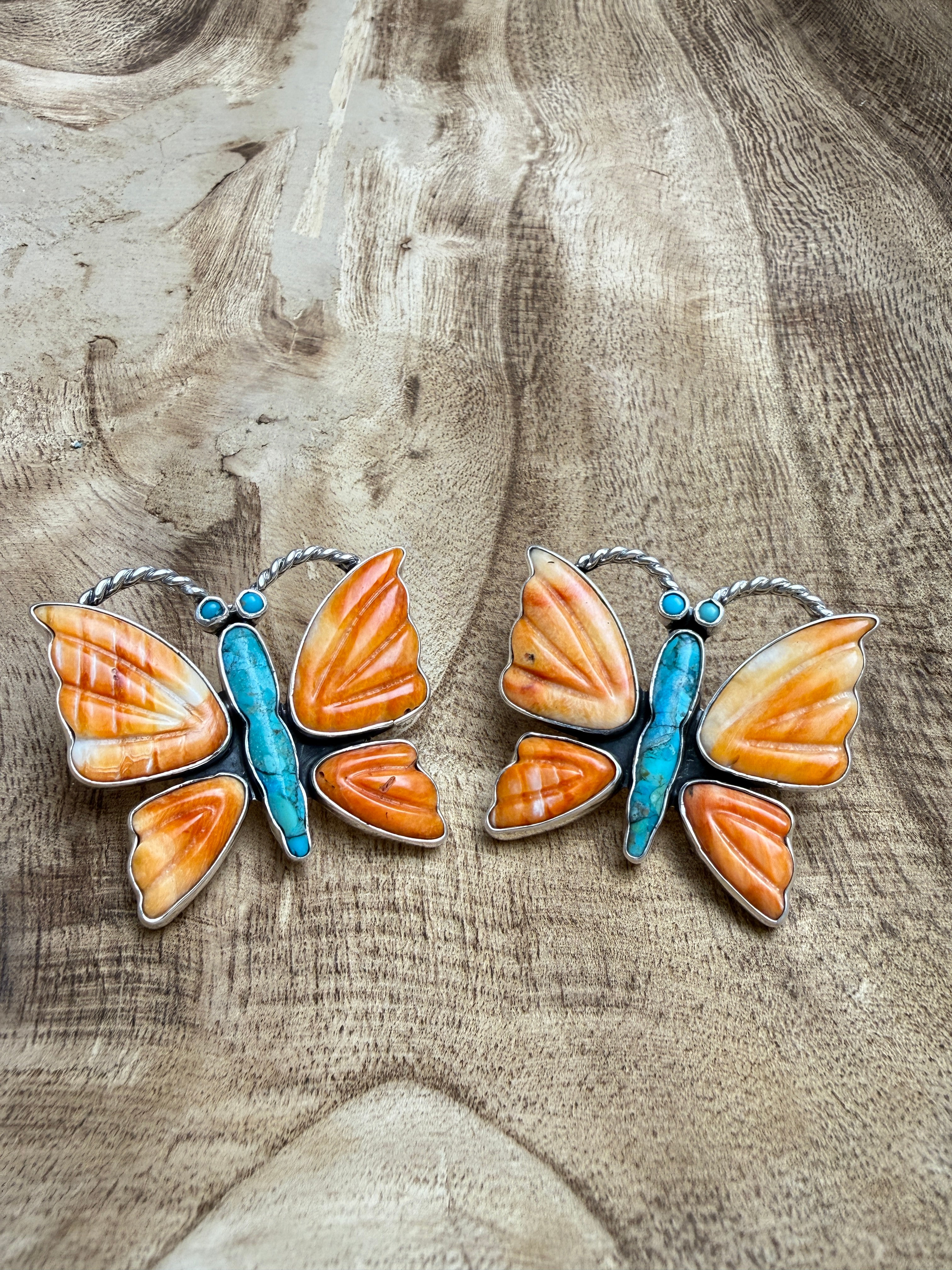 Federico Jimenez Desert Monarch Butterfly Earrings