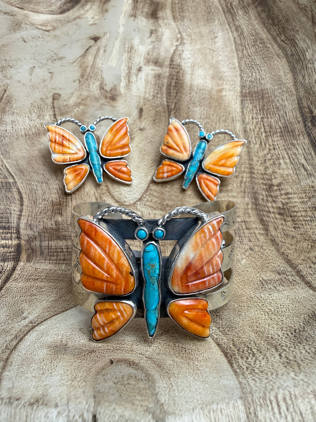 Federico Jimenez Desert Monarch Butterfly Earrings