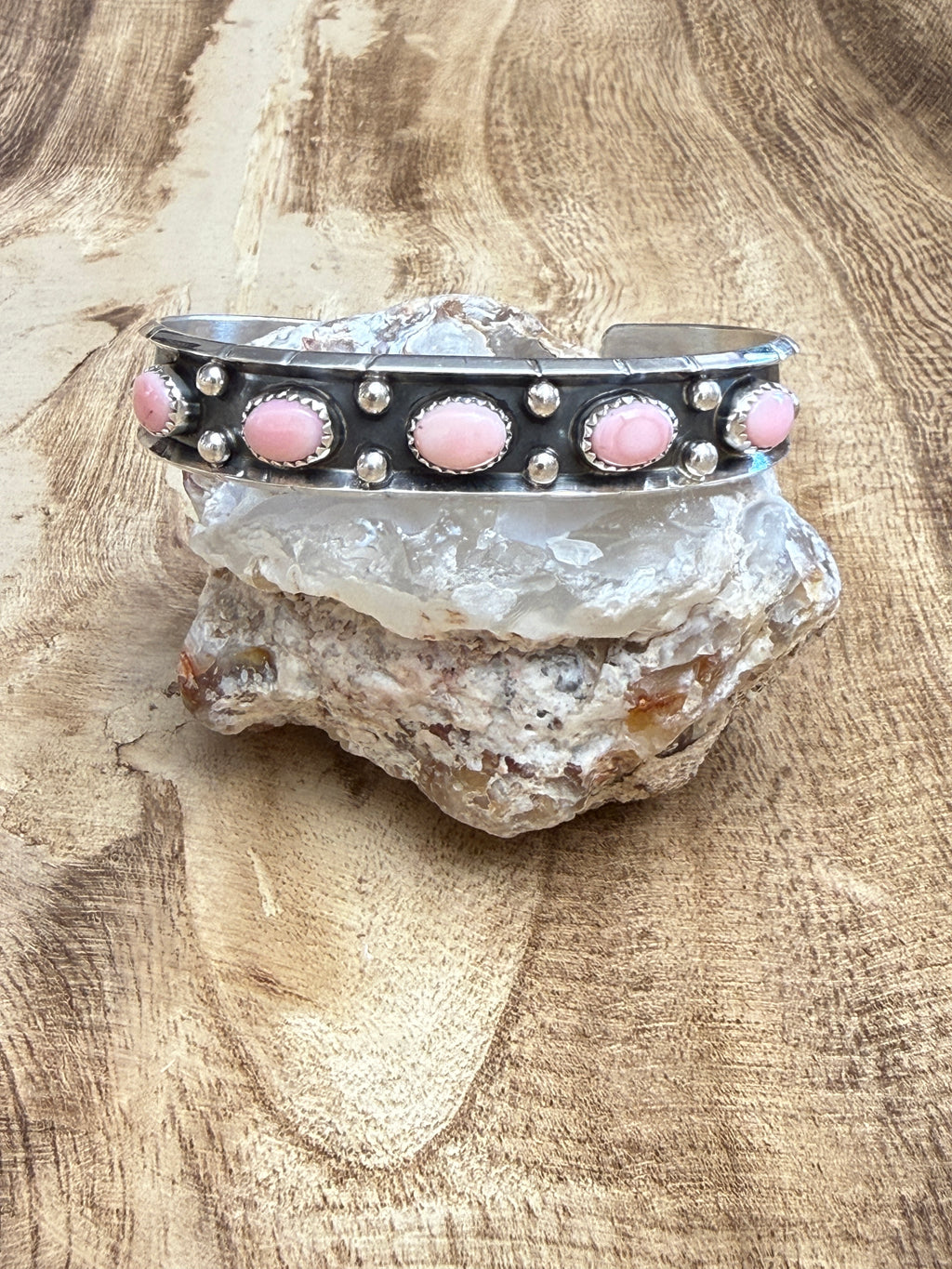 Pink Conch Bracelet by Reed Charley