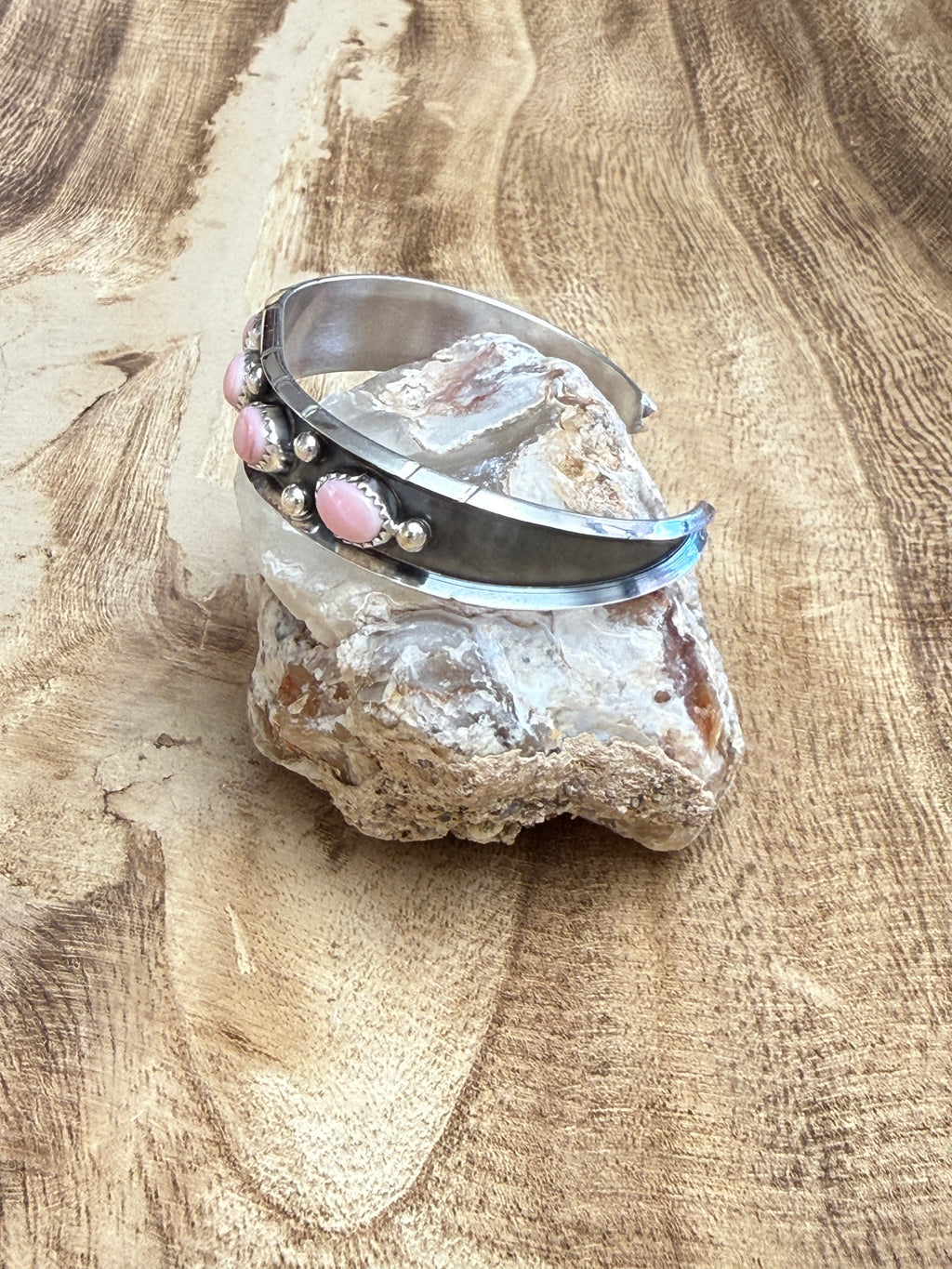 Pink Conch Bracelet by Reed Charley