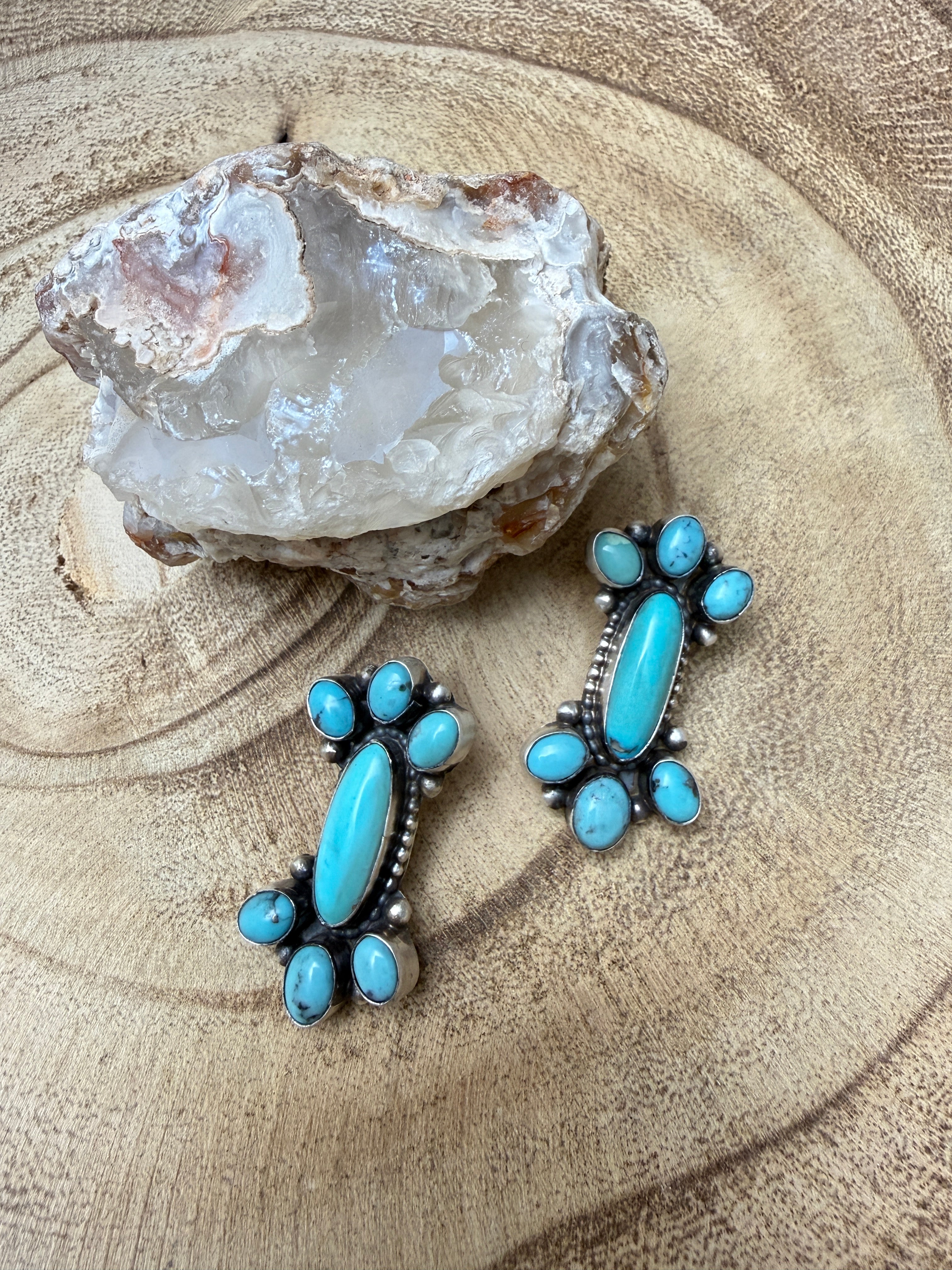 Wilson Dawes Kingman Turquoise Earrings