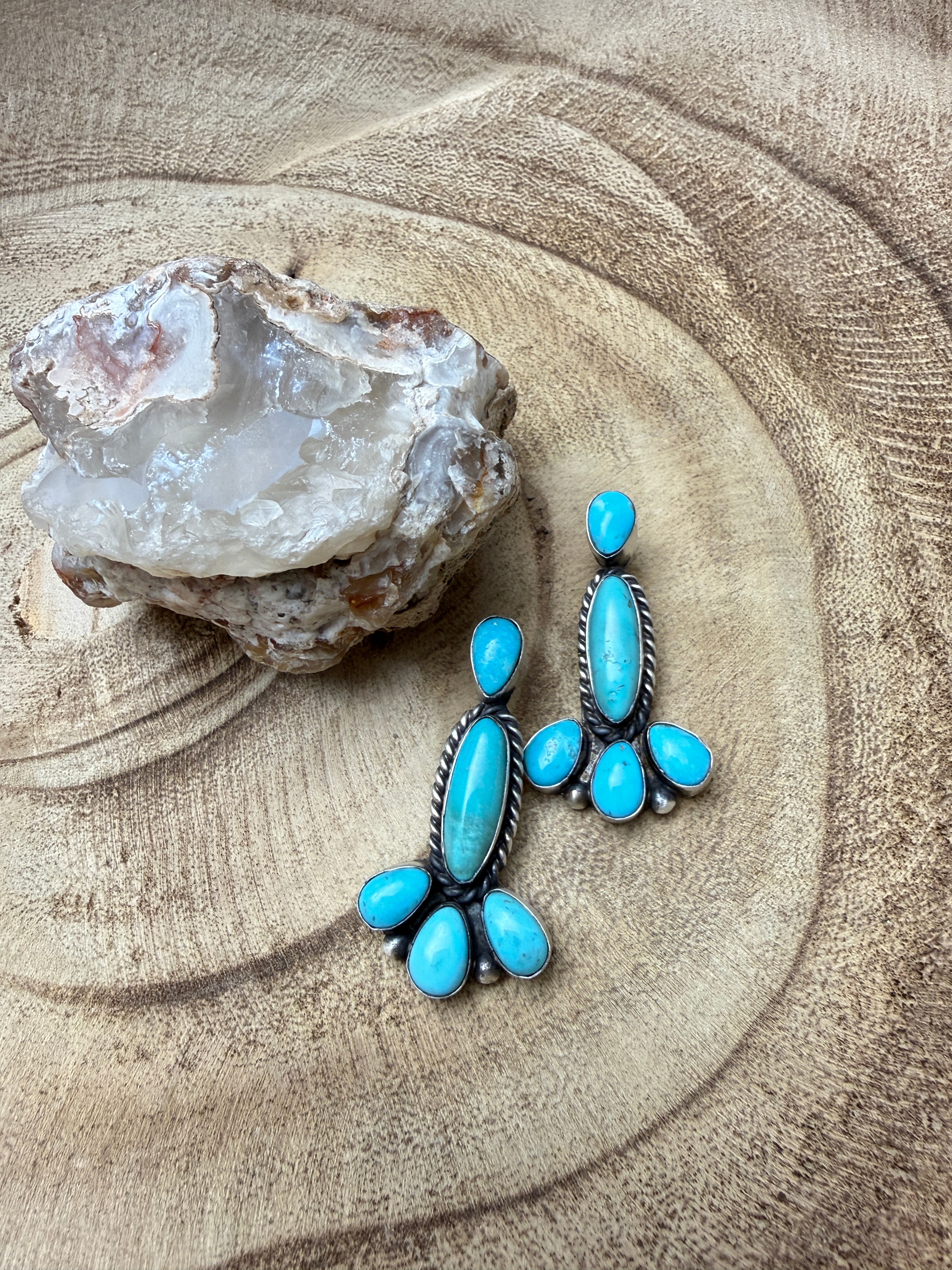 Wilson Dawes Kingman Turquoise Earrings
