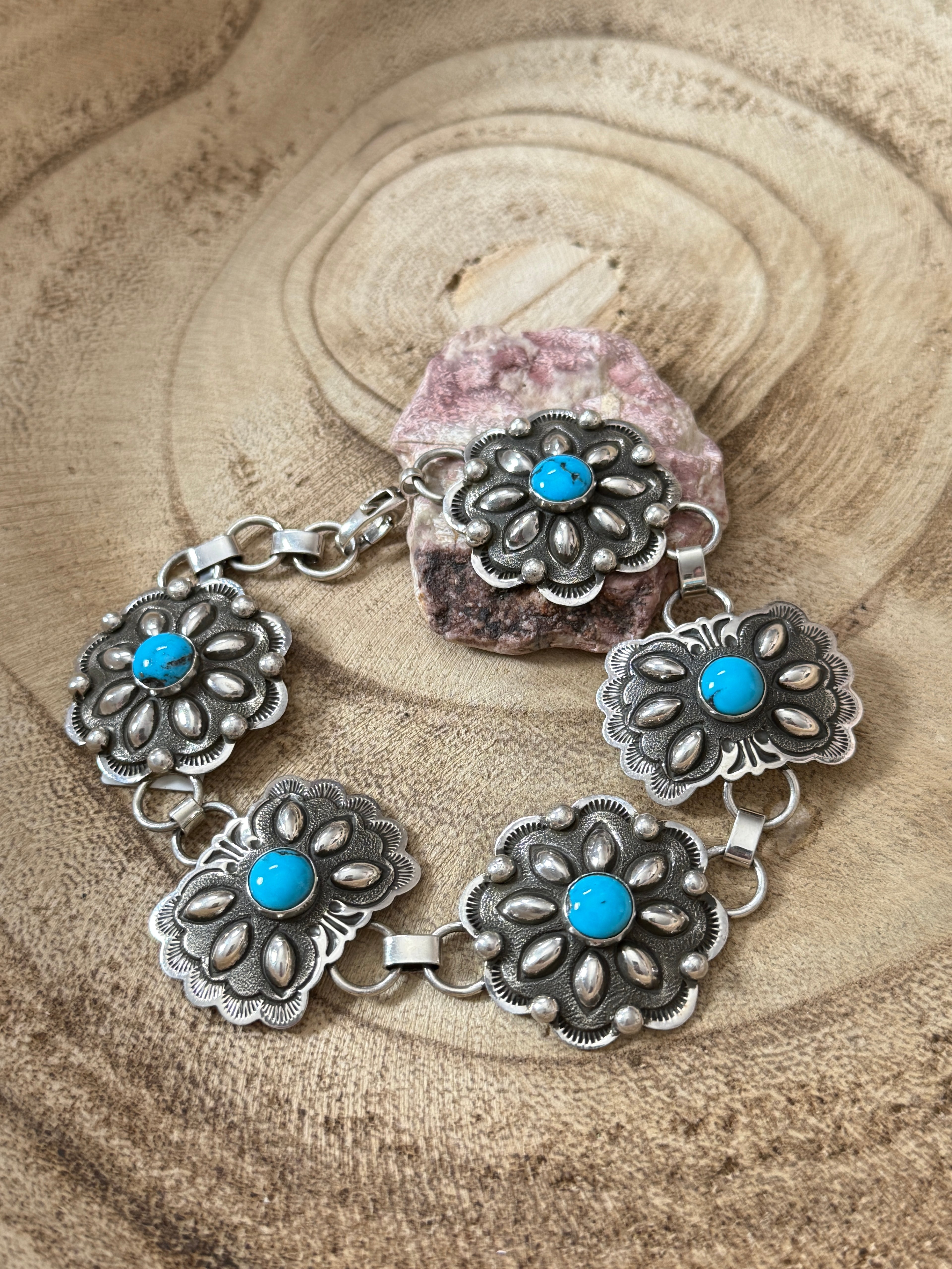 Shannon Tahe Concho Link Bracelet