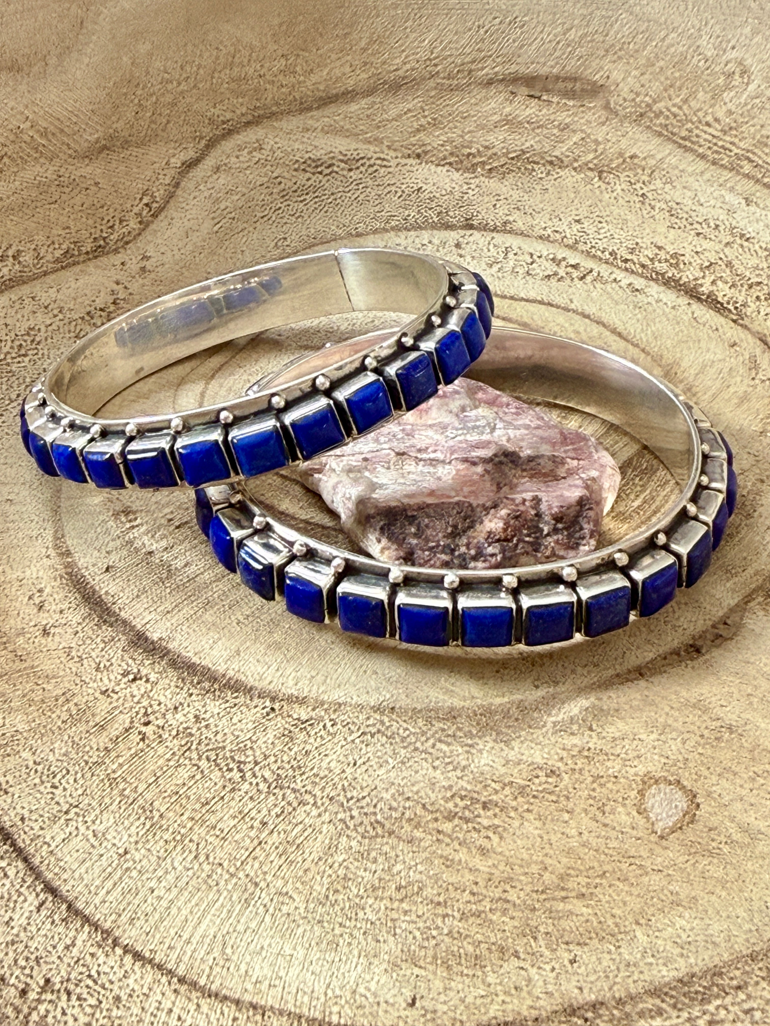 Federico Blue Lapis Bangle