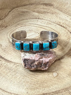 Blue Bird Turquoise Cuff by La Rose Ganadonegro