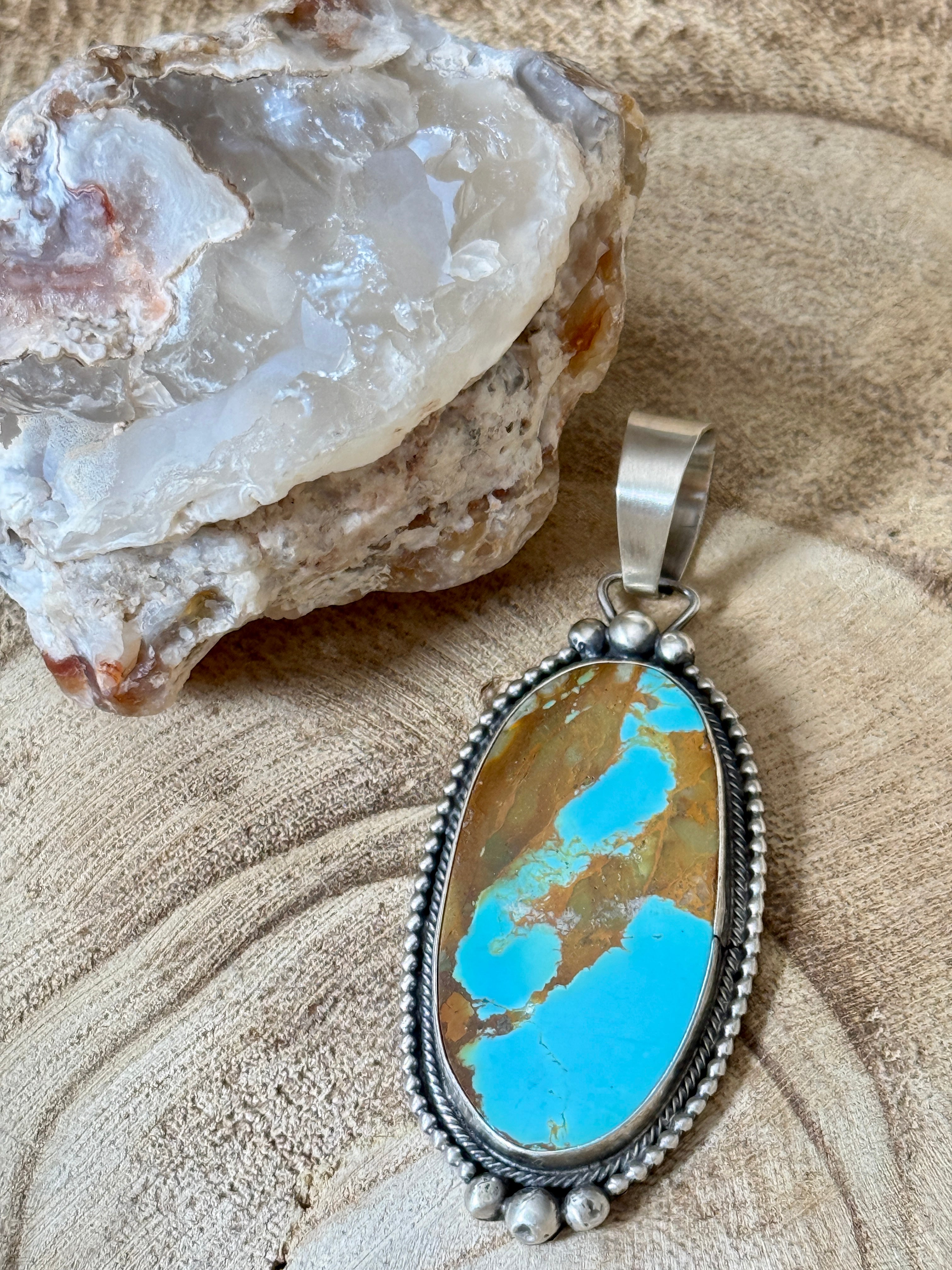 Mine 8 Turquoise Pendant