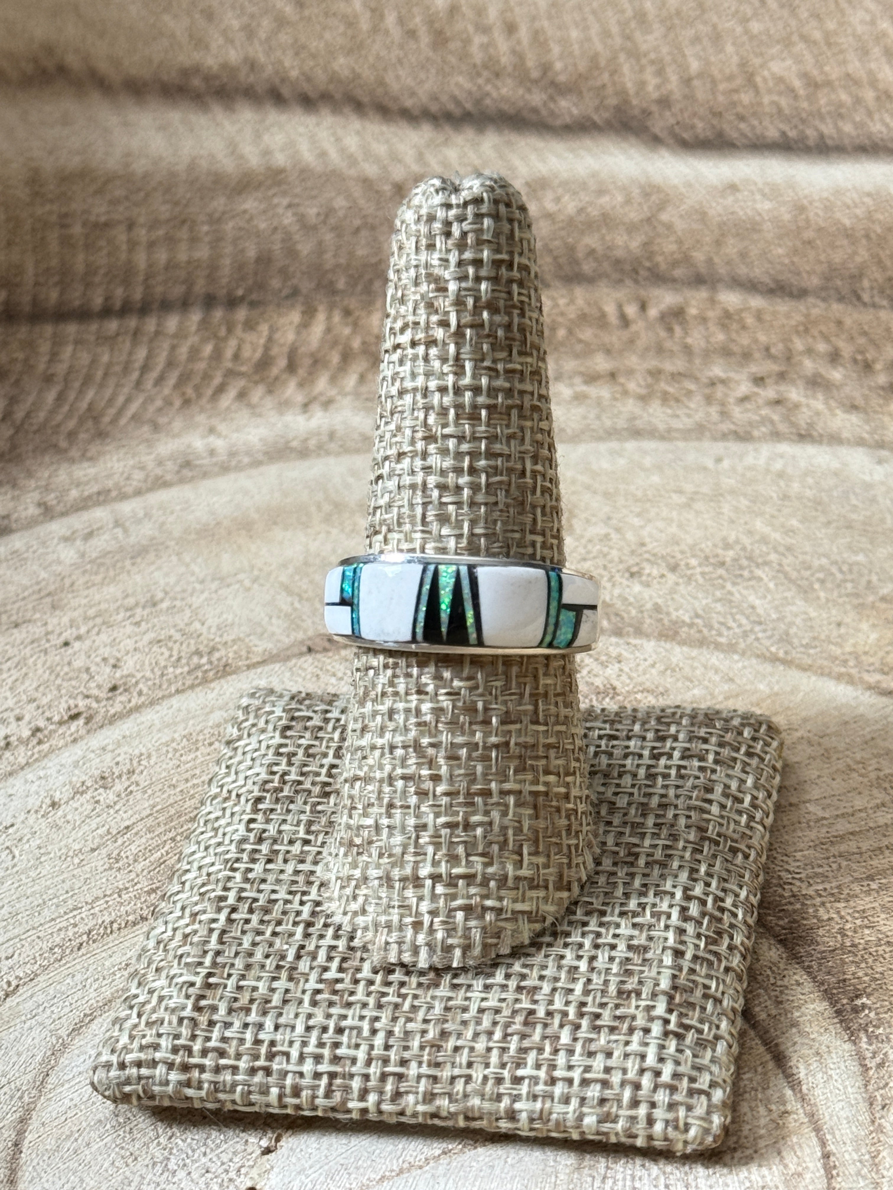 Inlay Ring by Allen Tolino