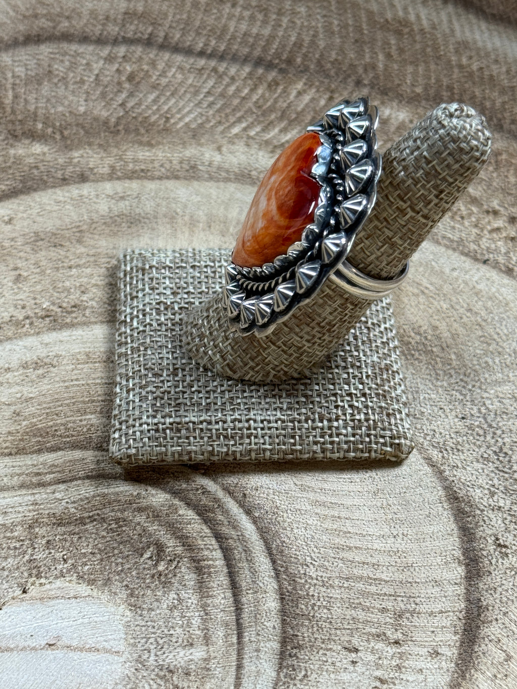 Desert Sunset Heart Ring