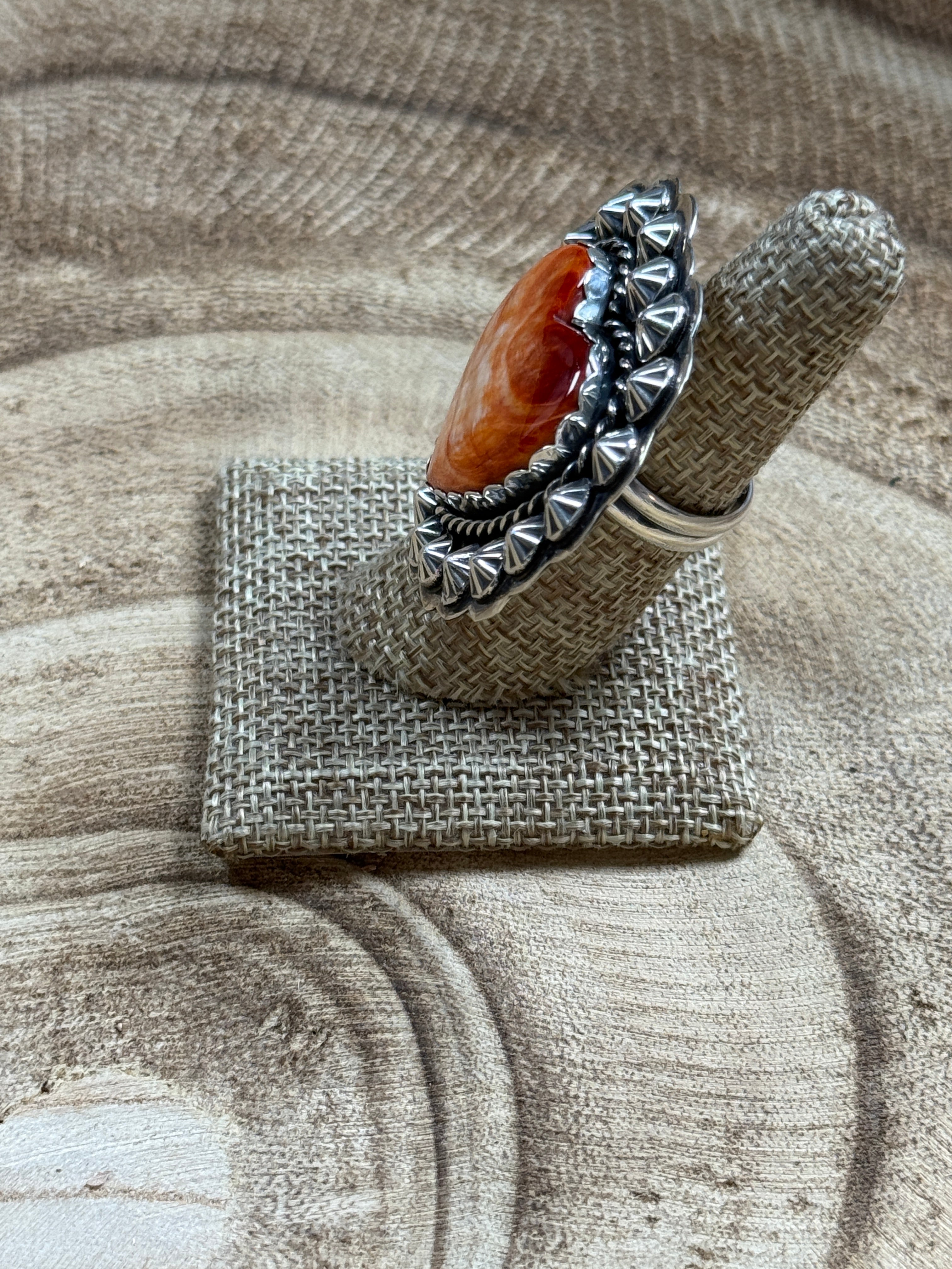 Desert Sunset Heart Ring