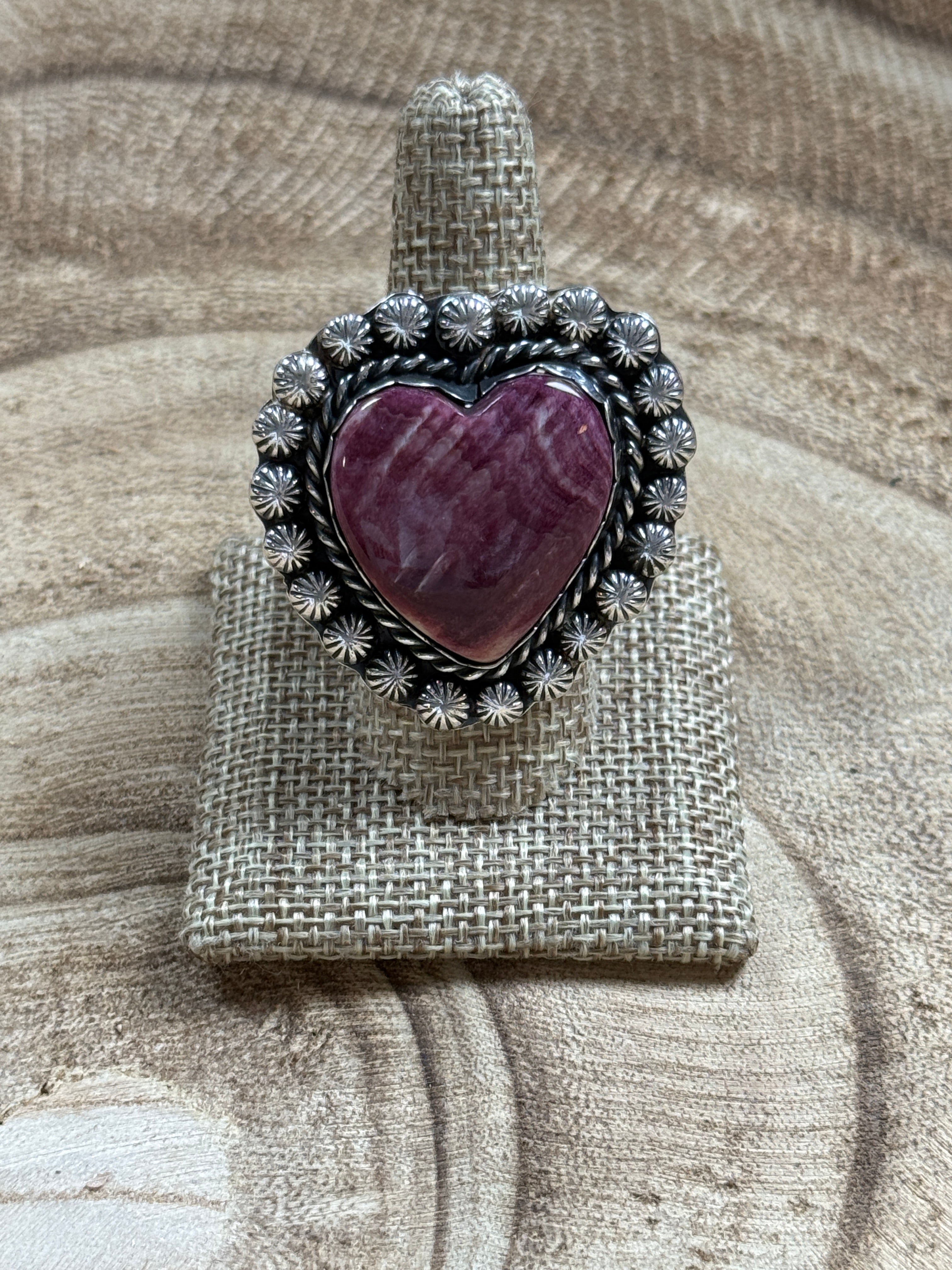 Purple Rain Heart Ring
