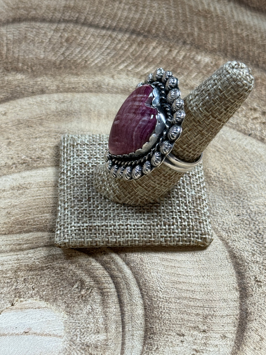 Purple Rain Heart Ring