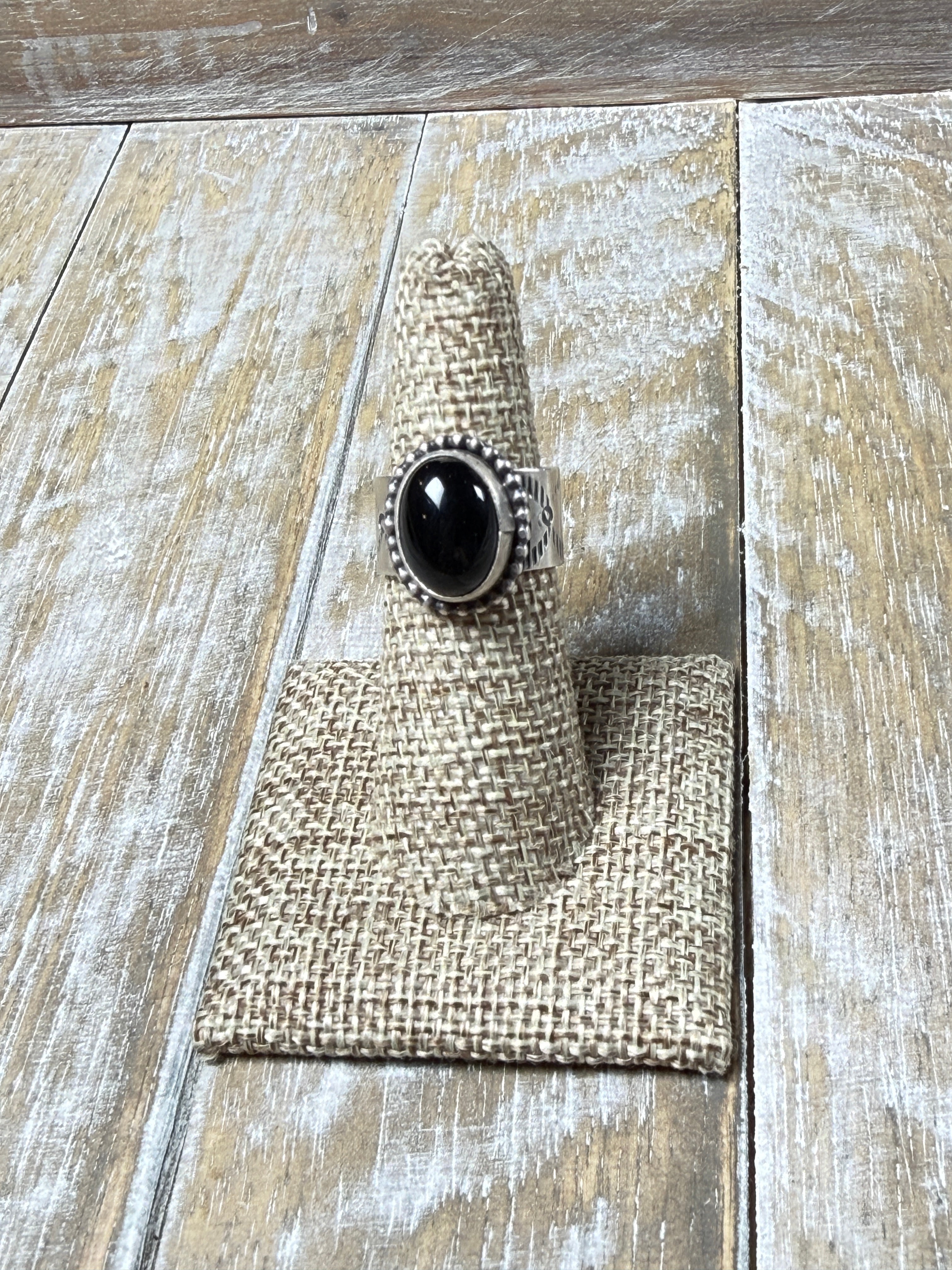 Midnight Mesa Ring  Black Onyx Sterling Silver Ring