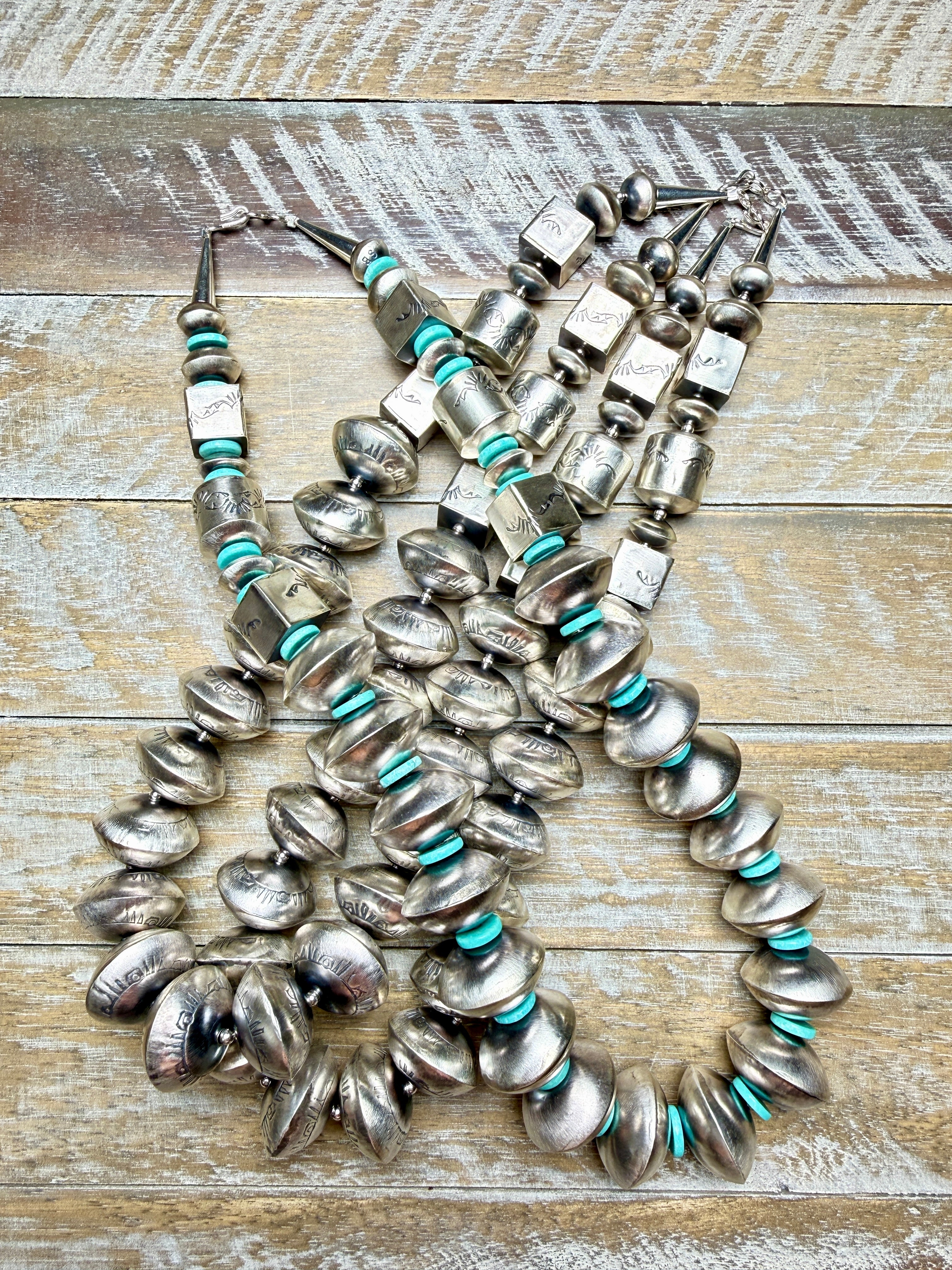 Sophia Becenti Saucer Bead Necklace