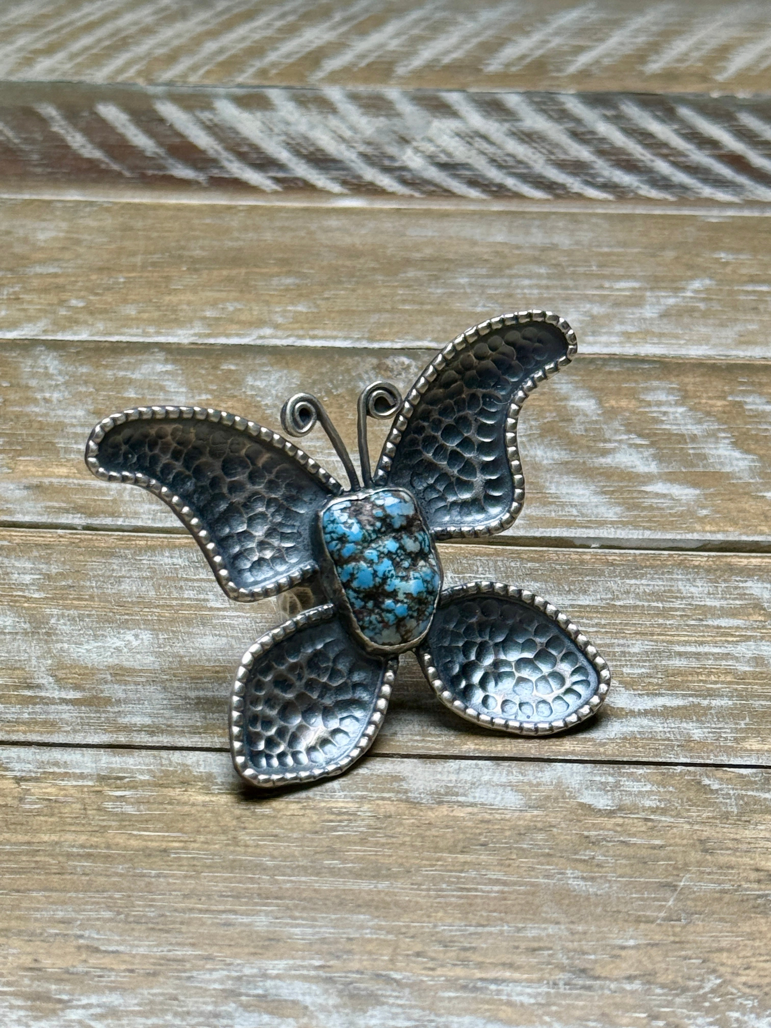 Blue Skies Butterfly Ring By Izzy Manuelito