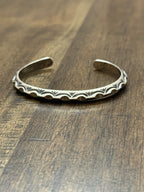 Mary and Everette Teller Sterling Silver Cuffs
