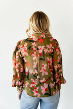 DOT FLOWER BLOUSE