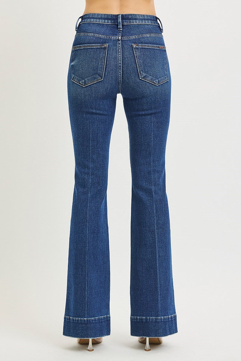 Risen Kickin’ It Tummy Control Flare Jeans - 1652