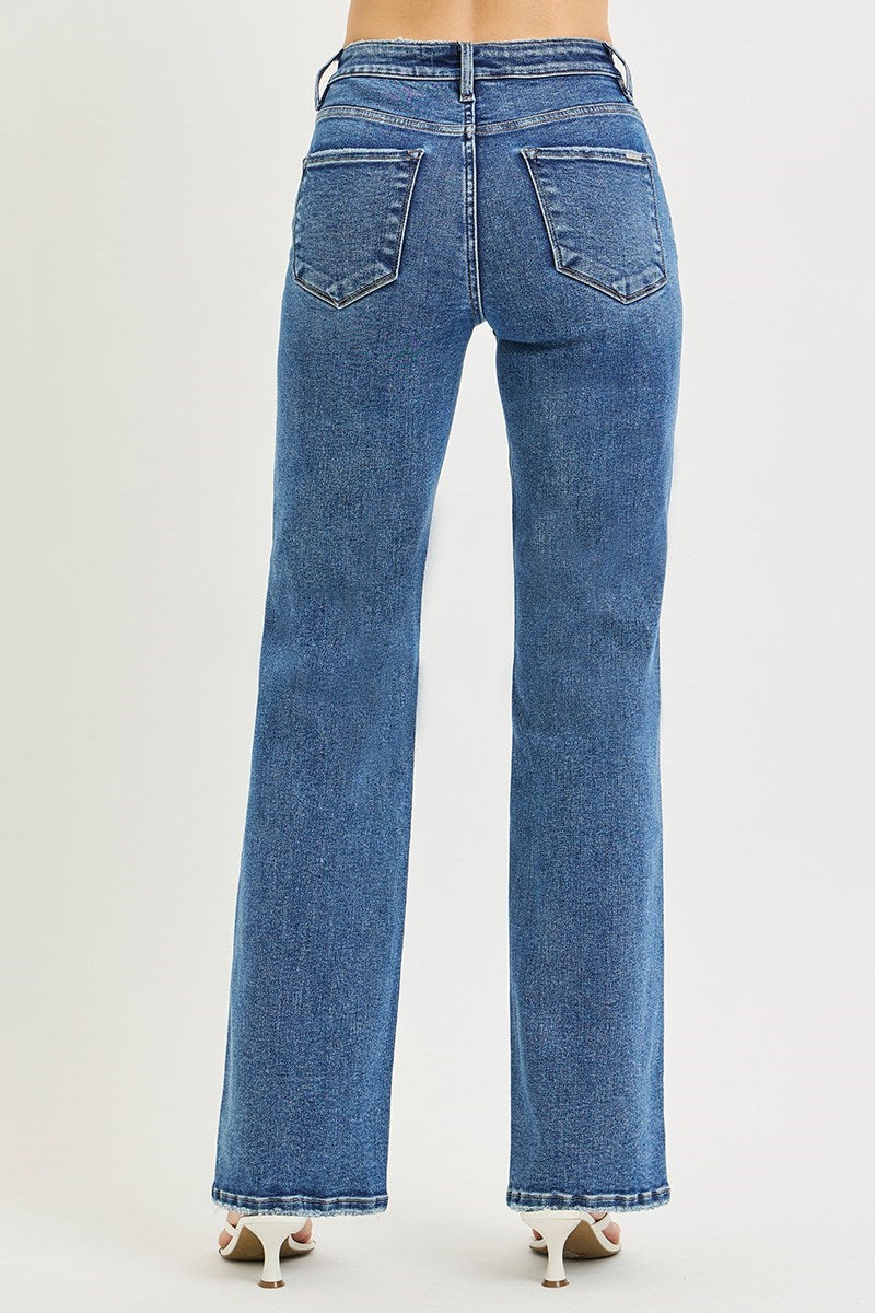 Risen Take the Long Way Tummy Control Straight Jeans - 1925
