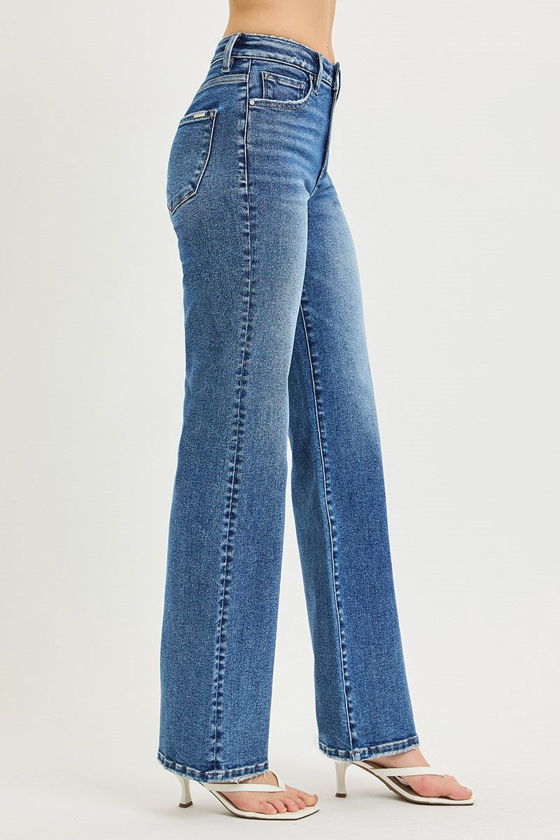 Risen Take the Long Way Tummy Control Straight Jeans - 1925