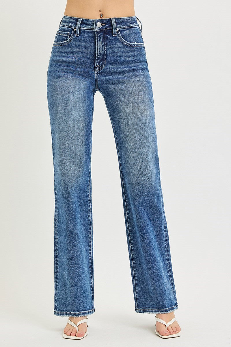 Risen Take the Long Way Tummy Control Straight Jeans - 1925