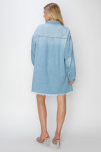 Risen Easy Does It Denim Shirt Dress
