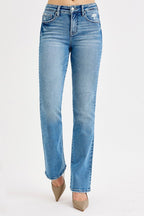 Risen Long & Lean Tummy Control Straight Jeans - 939
