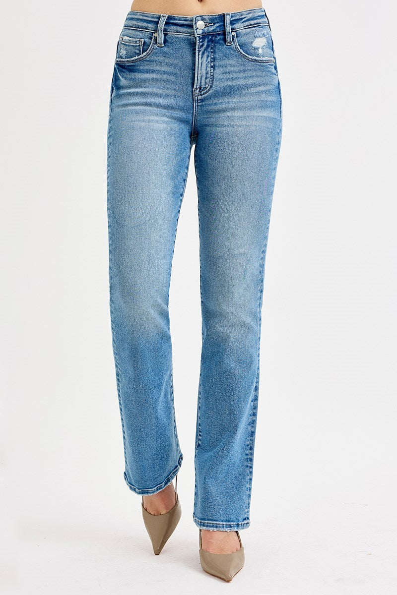 Risen Long & Lean Tummy Control Straight Jeans - 939