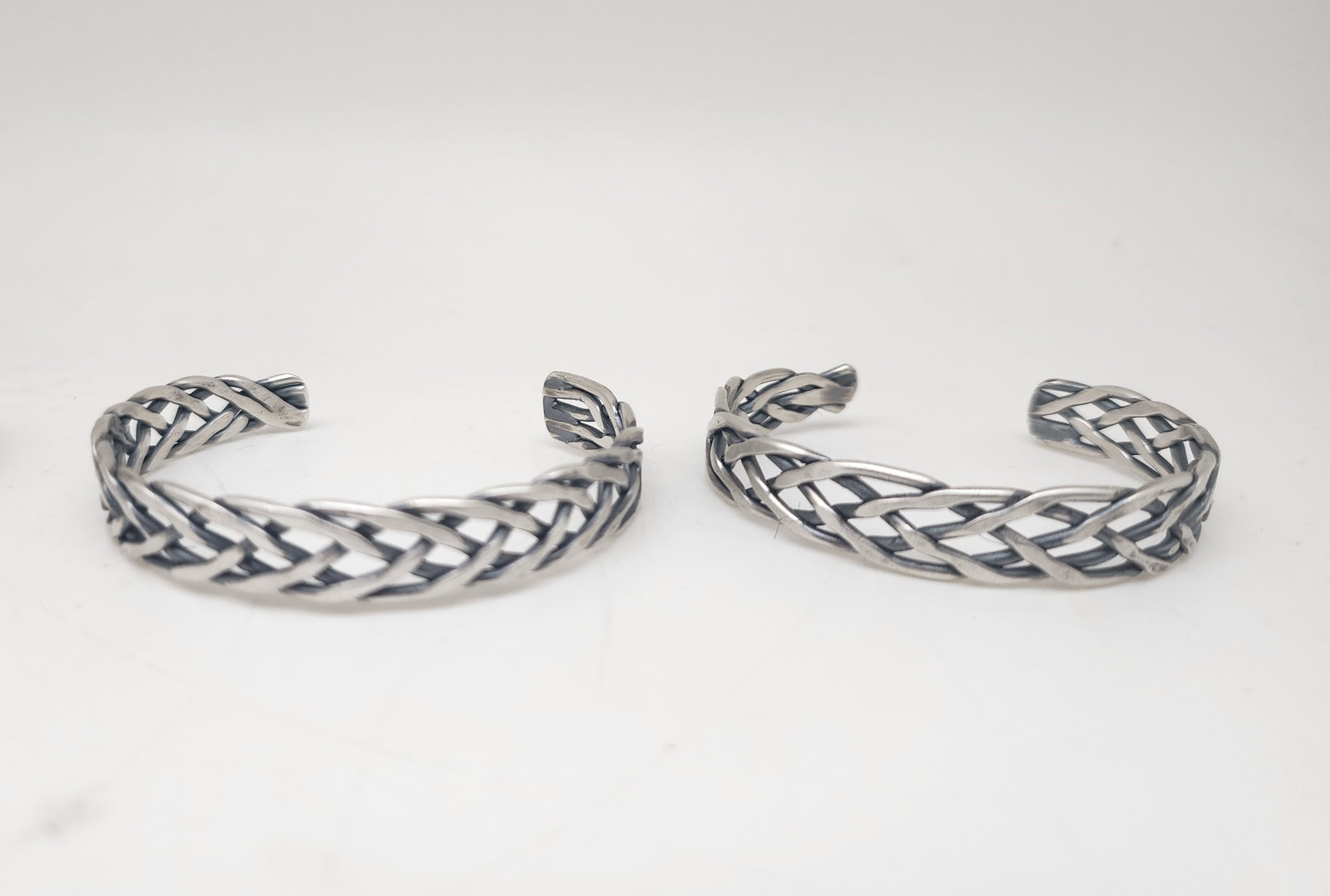 Sterling Silver Braided Cuff