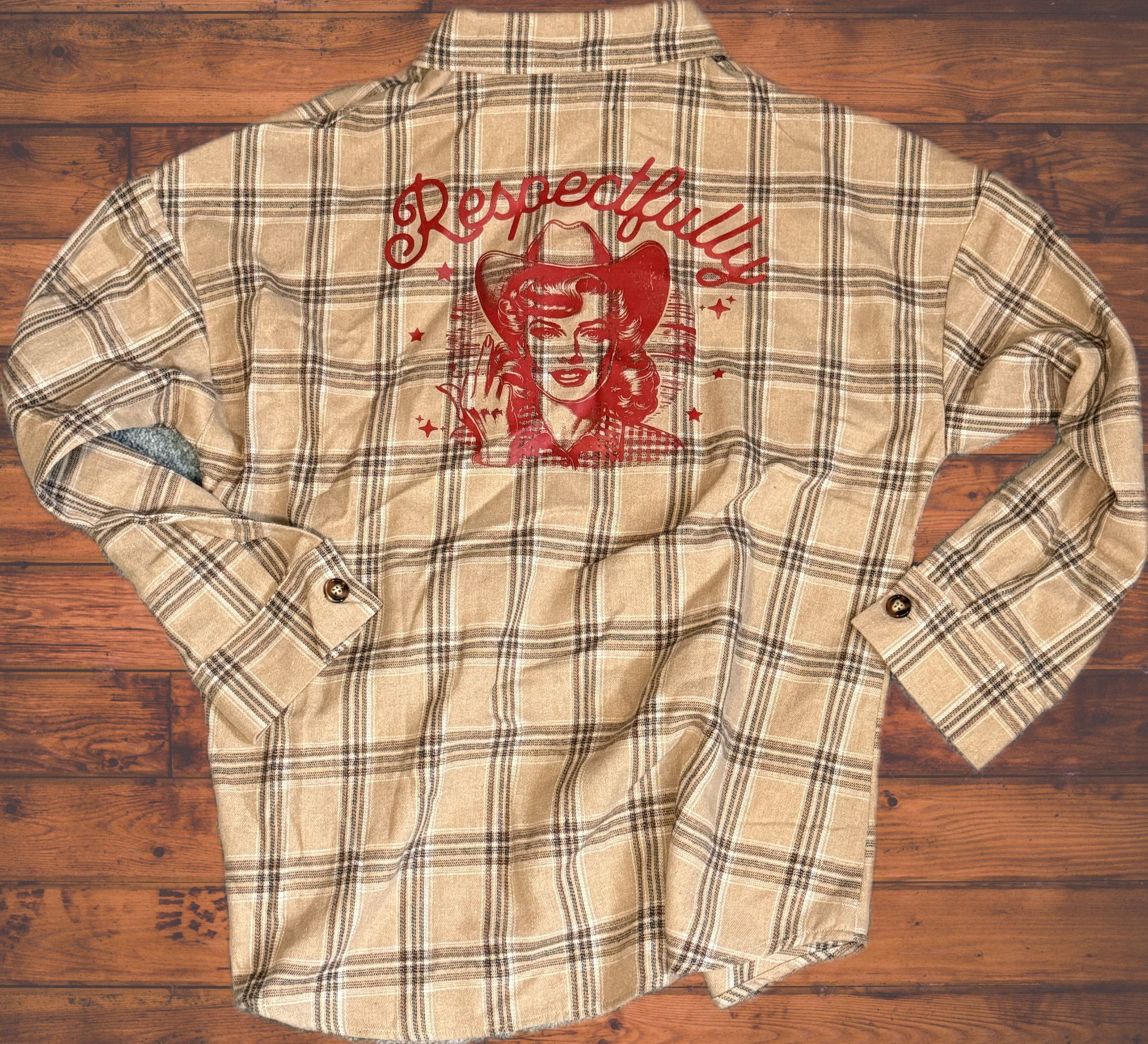 Respectfully F*ck Off Flannel
