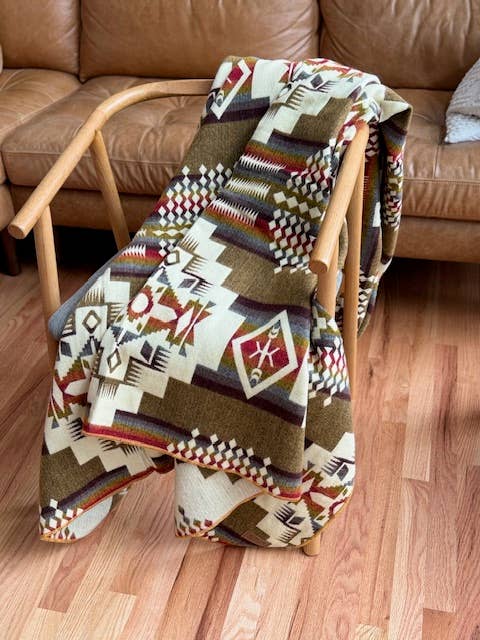 Painted Desert Alpaca Blanket