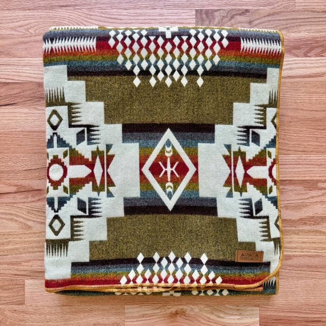 Painted Desert Alpaca Blanket