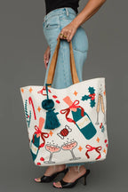 Merry & Tipsy Christmas Tote Bag