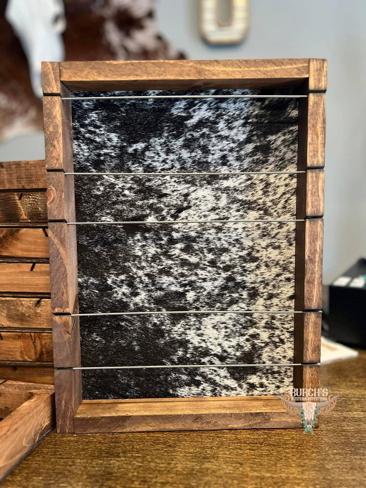 Cowhide Pendant Holder Display