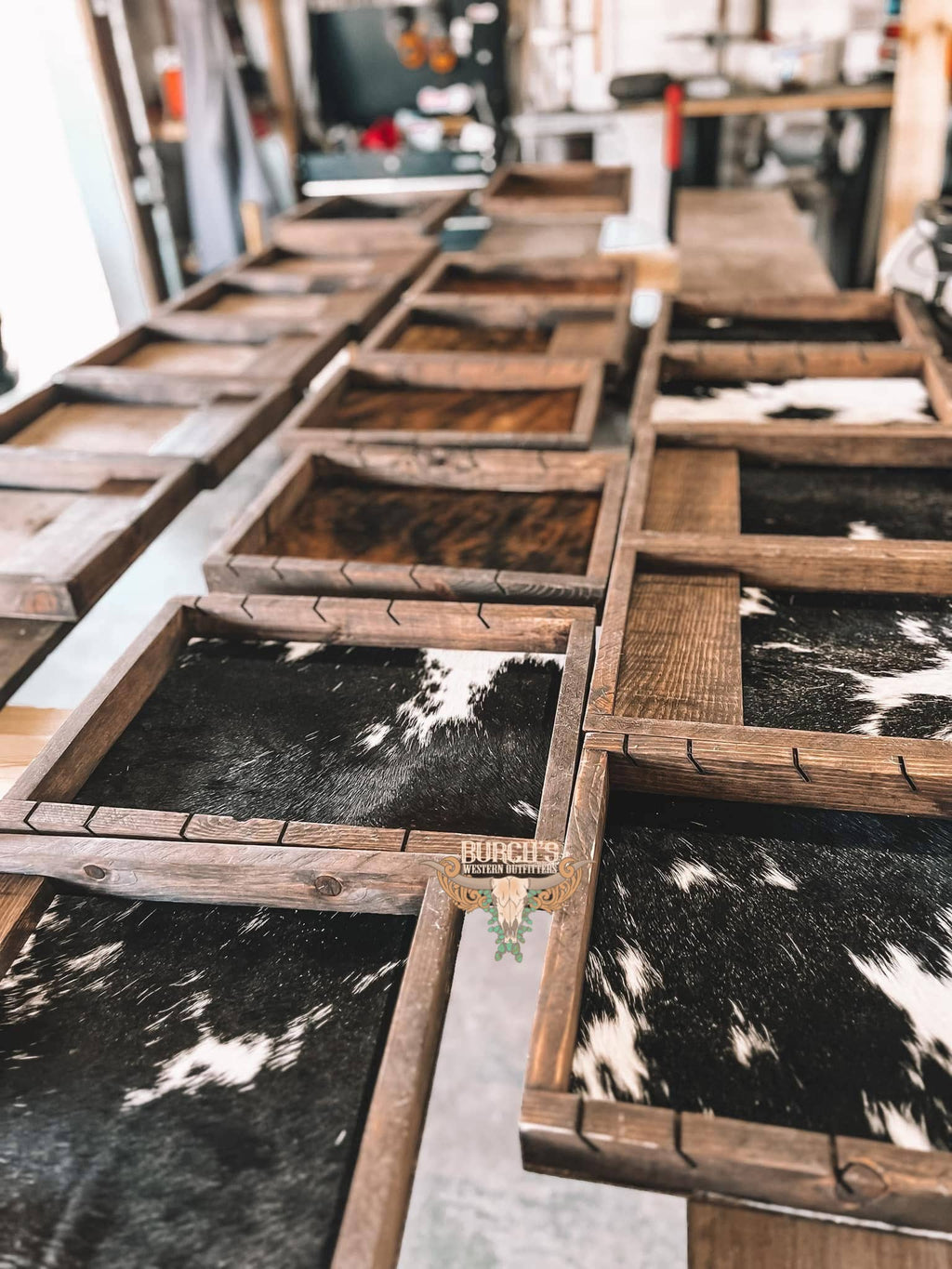 Cowhide Pendant Holder Display
