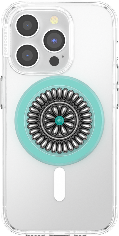 Turquoise Concho MagSafe PopSocket