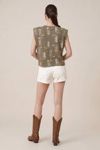Boot Scootin’ Western Print Tee