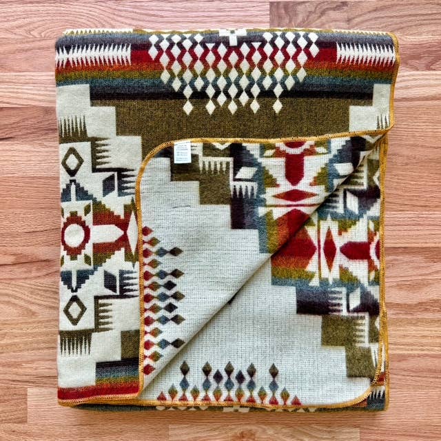 Painted Desert Alpaca Blanket