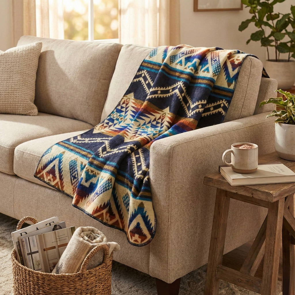 Rio Reversible Alpaca Blanket