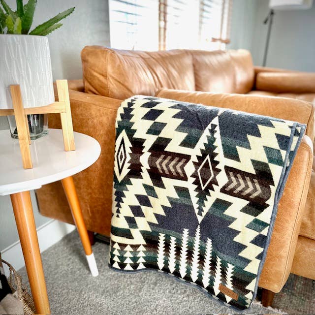 Canyon Sage Alpaca Blanket