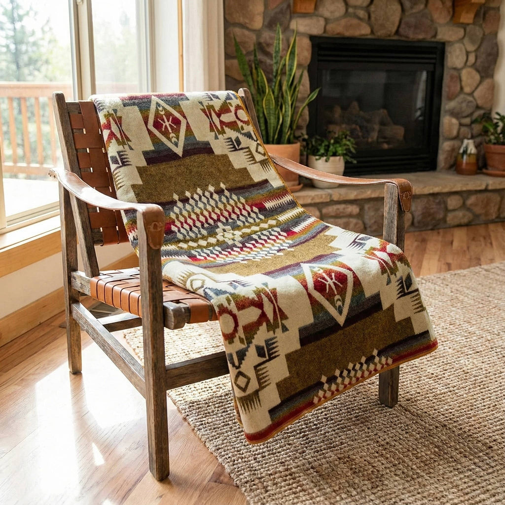 Painted Desert Alpaca Blanket