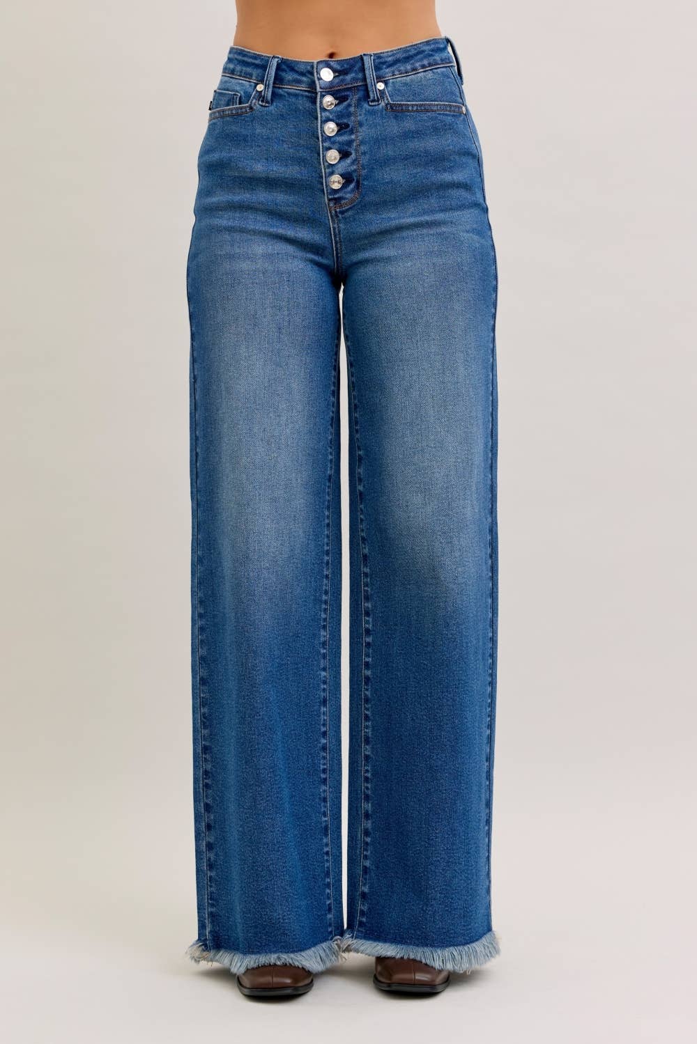 Judy Blue High Waist Column Straight Jeans