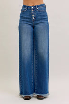 Judy Blue High Waist Column Straight Jeans