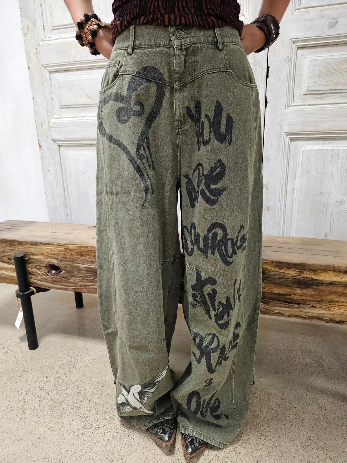 Brave Enough Barrel Jeans