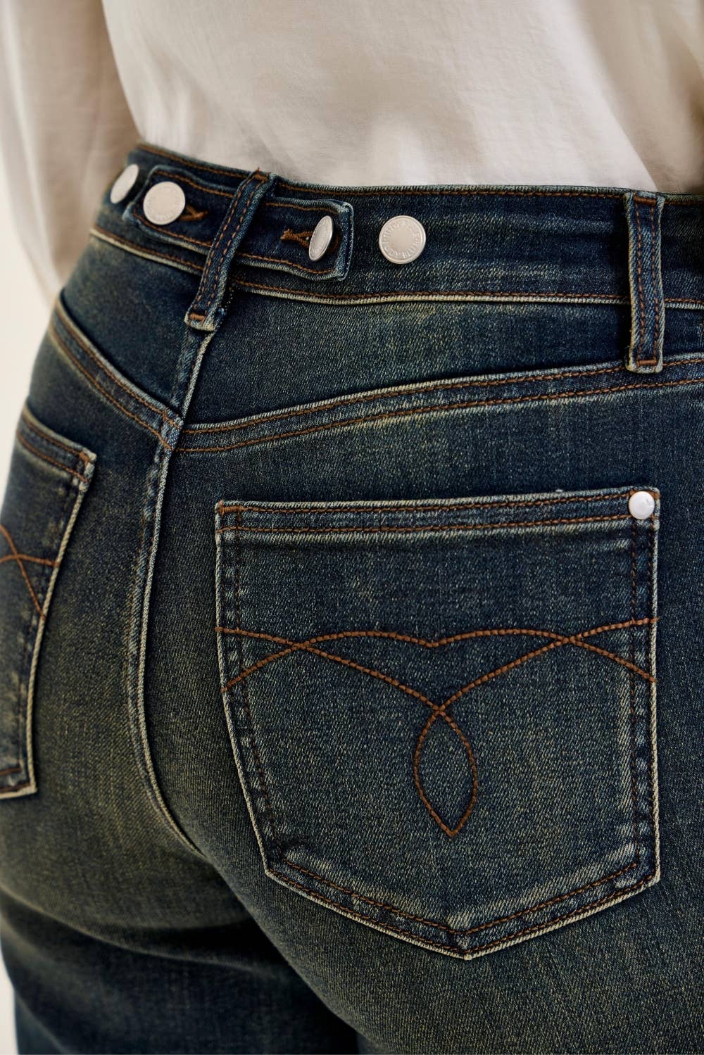 Judy Blue Whisky Night Retro Wide Leg Jeans