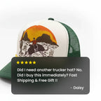 Armadillo Cowboy Trucker Hat – Green