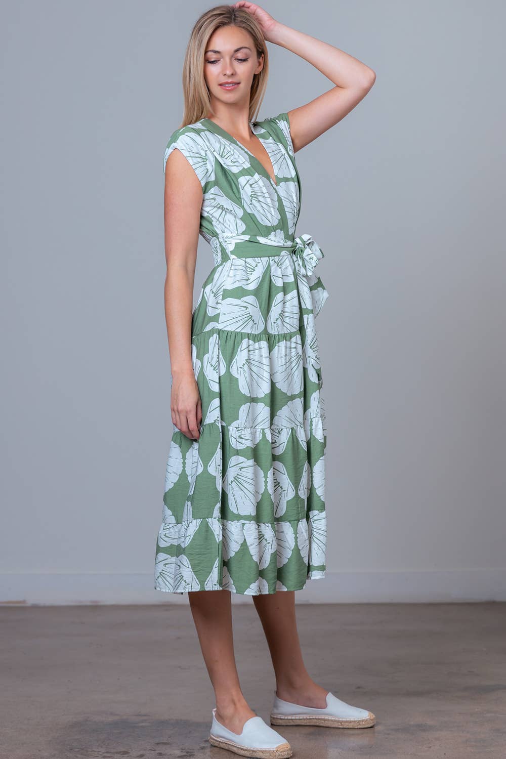 Sage Midi Dress